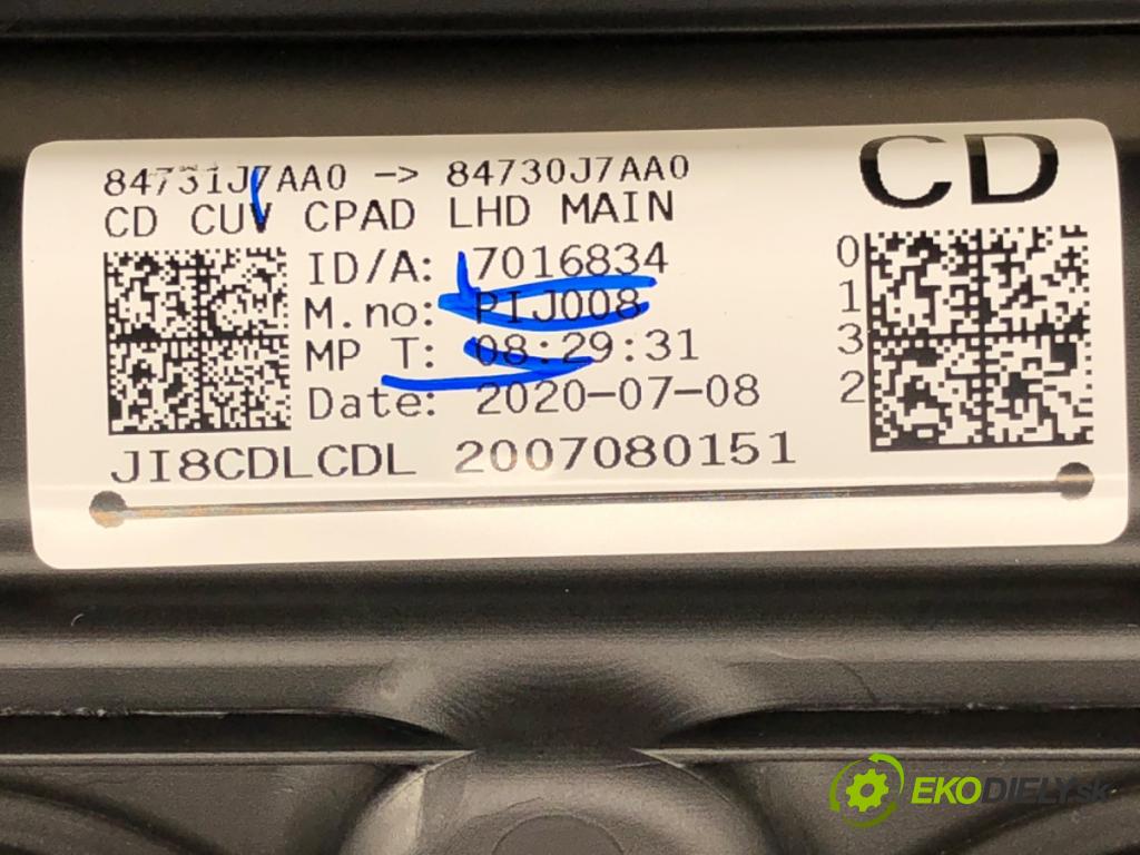 KIA CEED liftback 2020 85 kW 1.6 CRDi 115 1598 palubní doska POLŠTÁŘ: spolujezdce