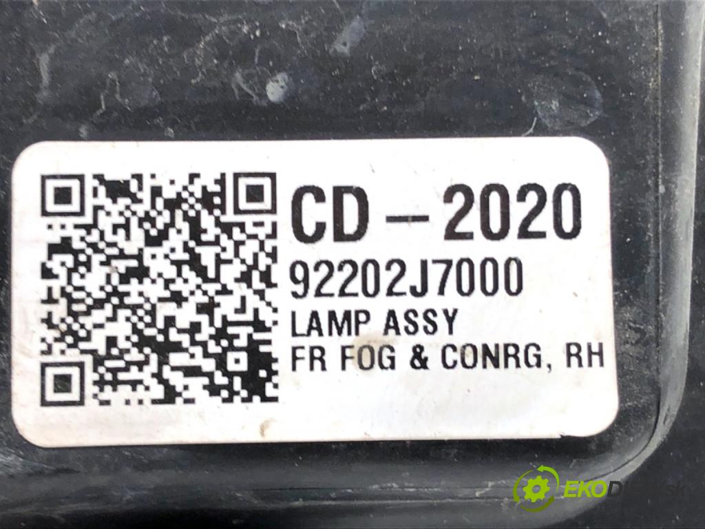 KIA CEED liftback 2020 85 kW 1.6 CRDi 115 1598 hmlové svetlo, hmlovka pravý přední část 92202-J7000