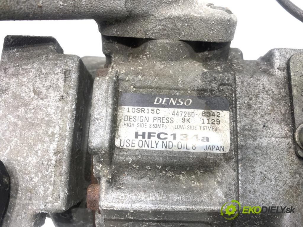 HONDA CR-V III SUV 2009 103 kW 2.2 i-CTDi 4WD (RE6) 2204 kompresor klimatizace 447260-6342 (Kompresor klimatizace)