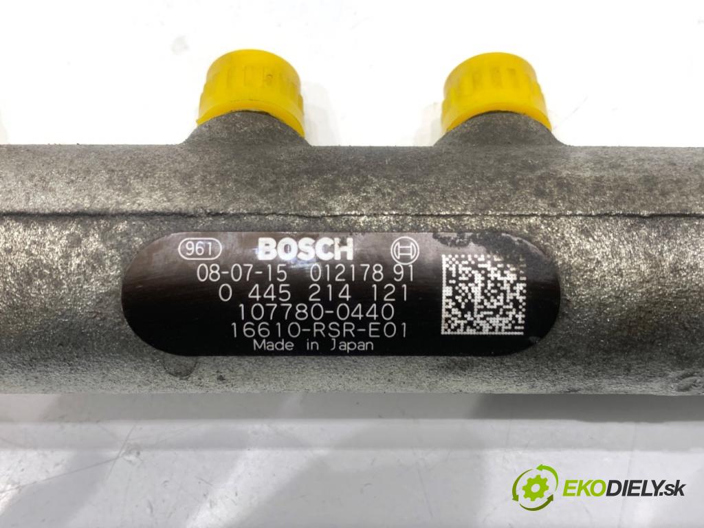 HONDA CR-V III SUV 2009 103 kW 2.2 i-CTDi 4WD (RE6) 2204 lišta vstřikovací 107780-0440 0445214121 (Vstřikovací lišta)