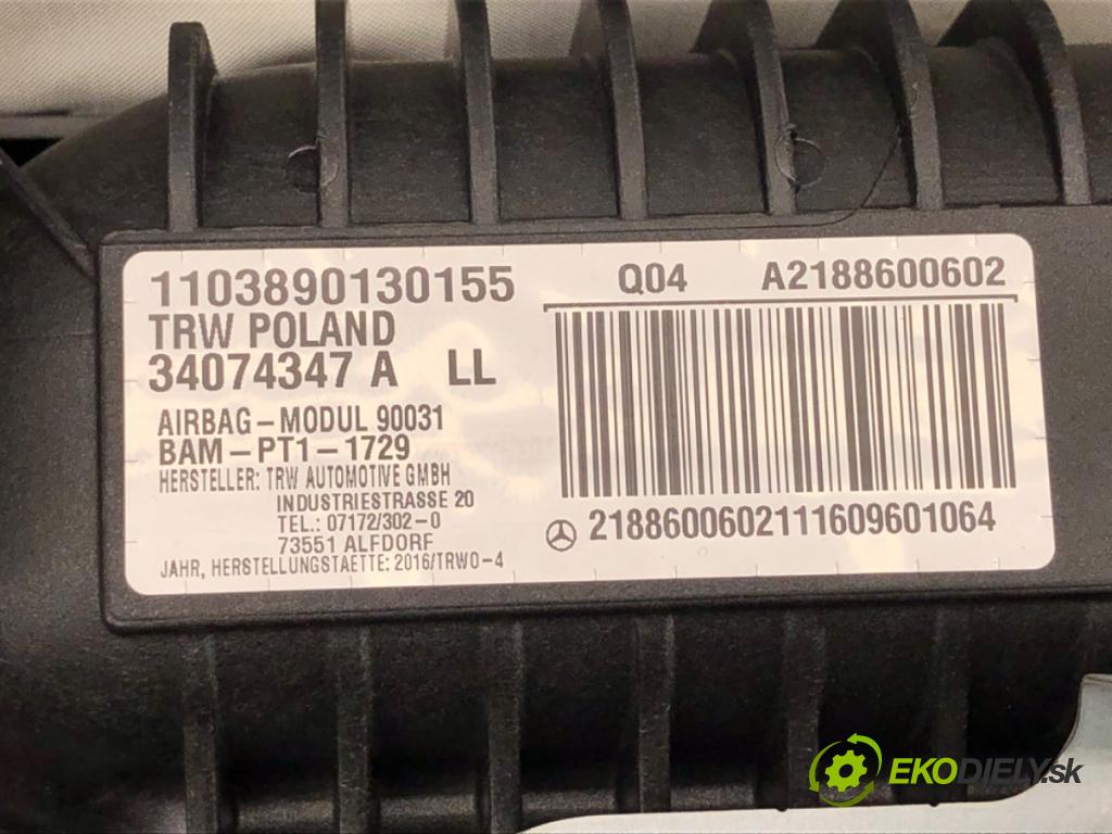 MERCEDES-BENZ W218 Kombi 2016 190 kW CLS 350 d 4-matic (218.994) 2987 palubní doska  (Palubní deska)