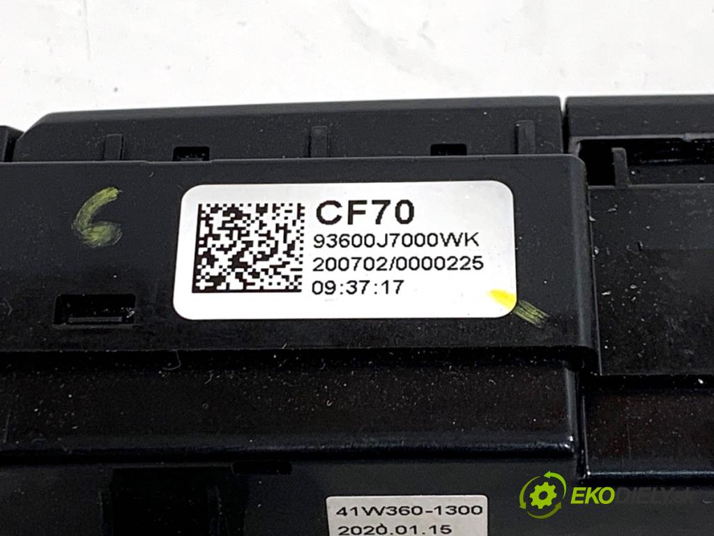 KIA CEED liftback 2020 85 kW 1.6 CRDi 115 1598 Spínač svetiel výstražných (núdzových) 93600J7000WK (Prepínacie páčky pod volantom)