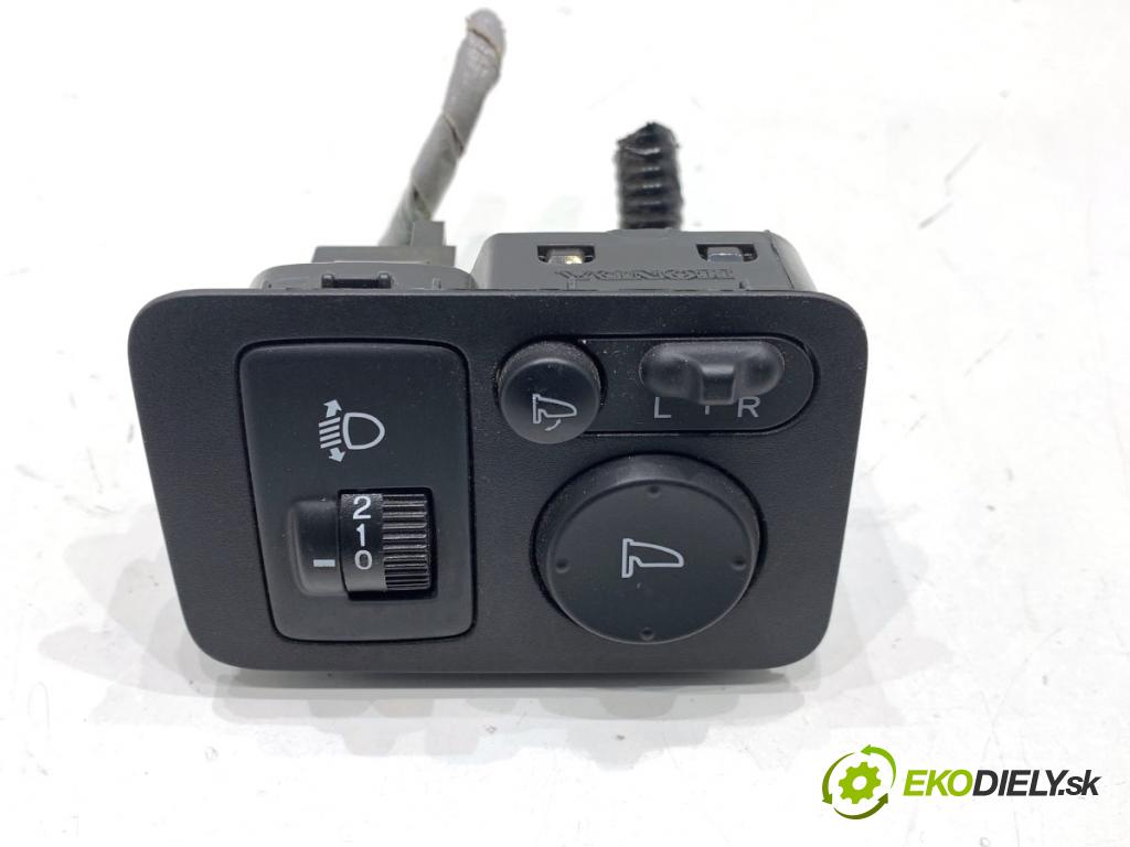 HONDA CR-V III SUV 2009 103 kW 2.2 i-CTDi 4WD (RE6) 2204 Prepínač nastavenia spätných zrkadiel M31062 M33212 (Prepínacie páčky pod volantom)