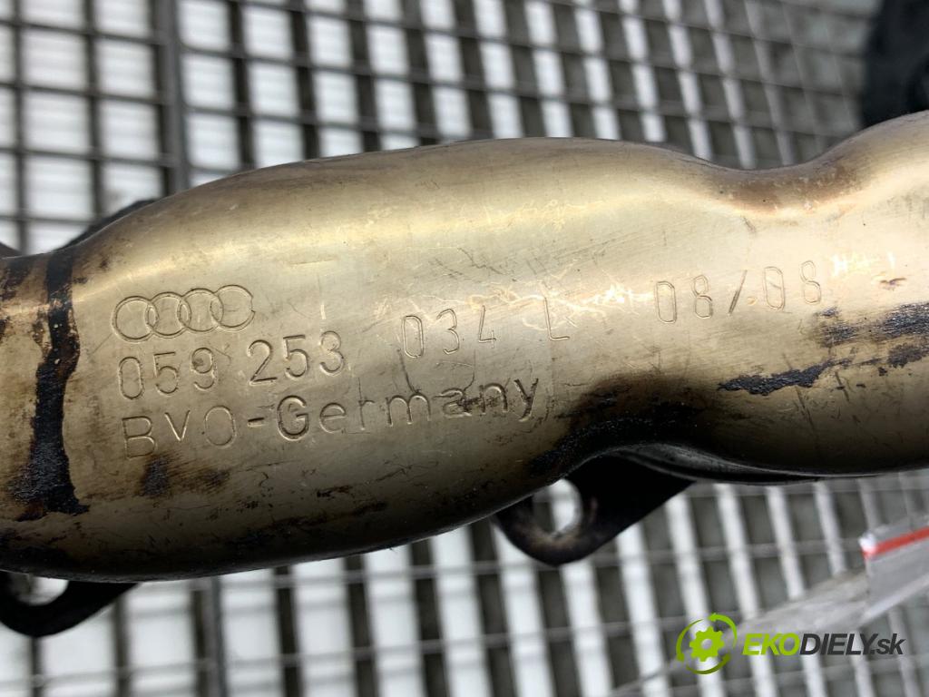 AUDI A5 8T coupe 2008 176 kW 3.0 TDI quattro 2967 potrubí VYČERPAT: 059253034L (Výfukové potrubí)