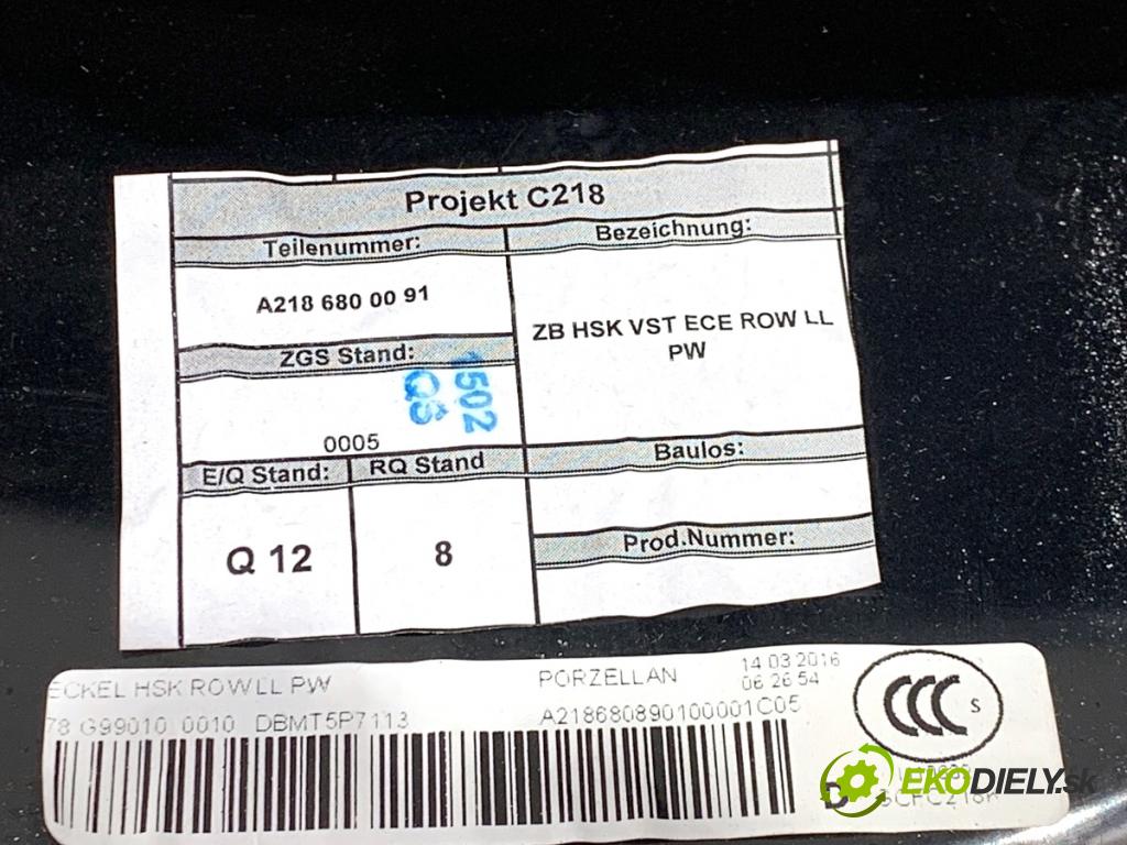 MERCEDES-BENZ W218 Kombi 2016 190 kW CLS 350 d 4-matic (218.994) 2987 přihrádka kastlík spolujezdce  (Přihrádka (kastlík))