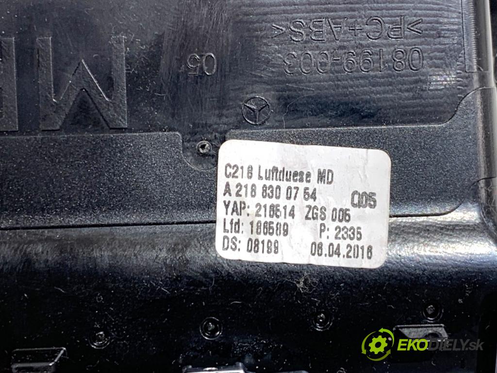 MERCEDES-BENZ W218 Kombi 2016 190 kW CLS 350 d 4-matic (218.994) 2987 mří topení přední část A2188300754