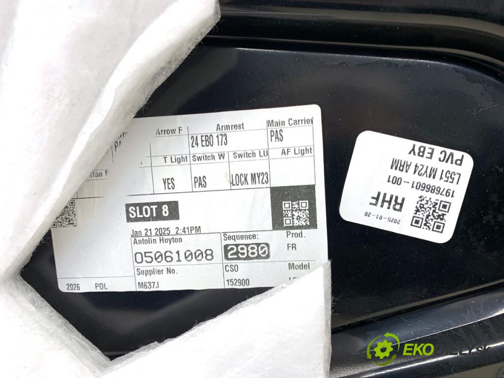 LAND ROVER RANGE ROVER EVOQUE SUV 2025 150 kW 2.0 D200 MHEV 4x4 1997 čalúnenie Dvere pravy predný