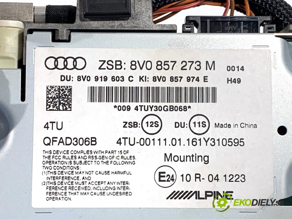 AUDI A3 8V sedan 2016 140 kW 2.0 TFSI quattro 1984 Dislpej 8V0857273M (Prístrojová doska)