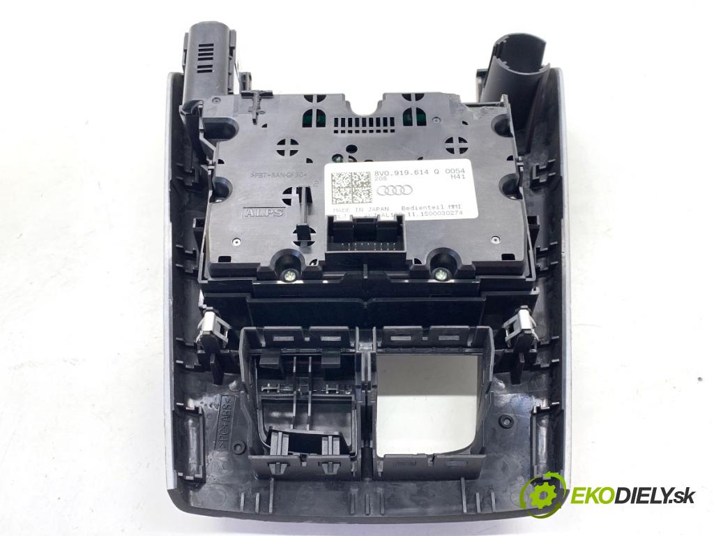 AUDI A3 8V sedan 2016 140 kW 2.0 TFSI quattro 1984 Panel ovládania navigácie 8V0919614Q