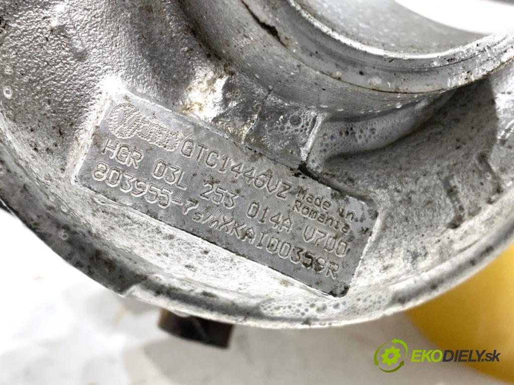 VW CRAFTER 30 50 Platforma / podwozie 2015 80 kW 2.0 TDI 1968 Turbodúchadlo,turbo 03L253014A (Turbodúchadlo (kompletné))