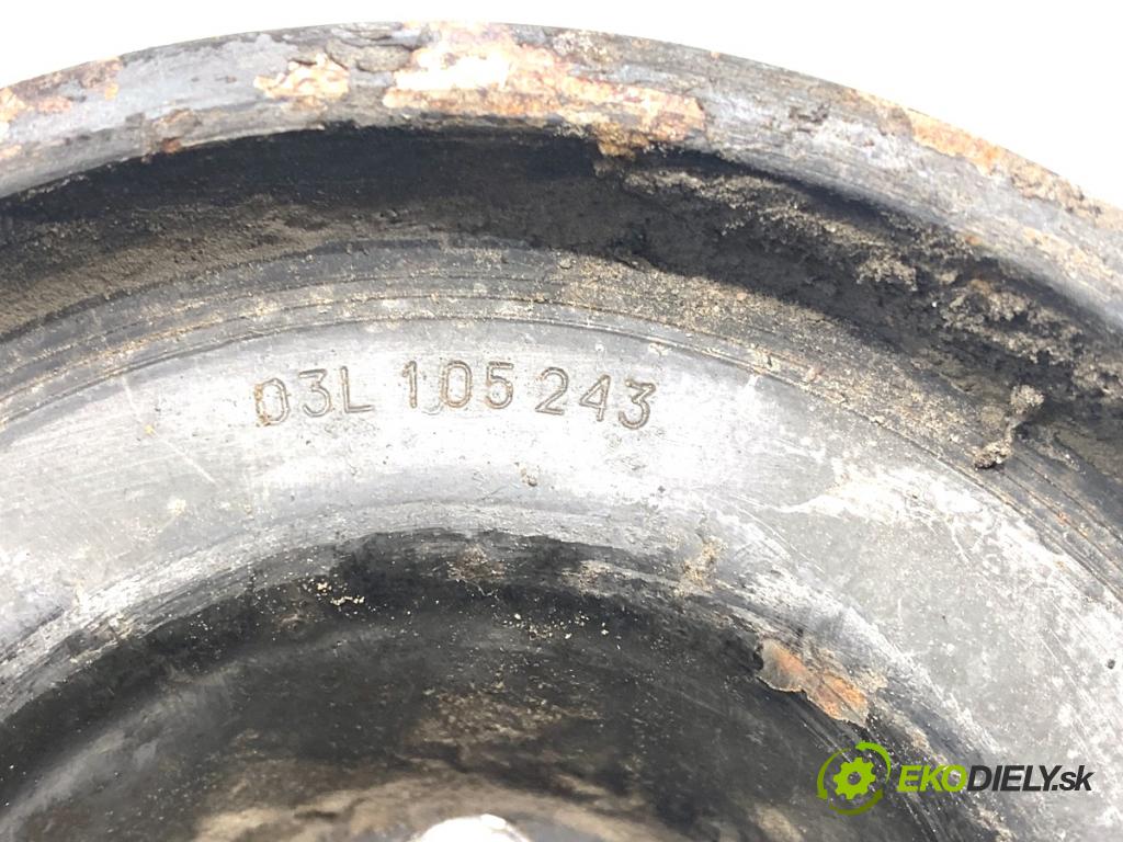 VW CRAFTER 30 50 Platforma / podwozie 2015 80 kW 2.0 TDI 1968 kolo kolová hřídele 03L105243 (Remenice)