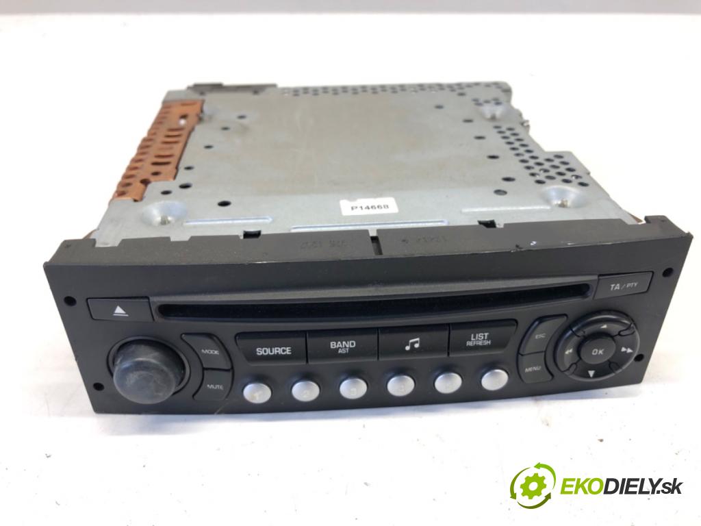 CITROEN C4 PICASSO I nadwozie wielkoprzestrzenne (MPV) 2010 100 kW 2.0 HDi 138 1997 RADIO 96660456XT (Audio zařízení)