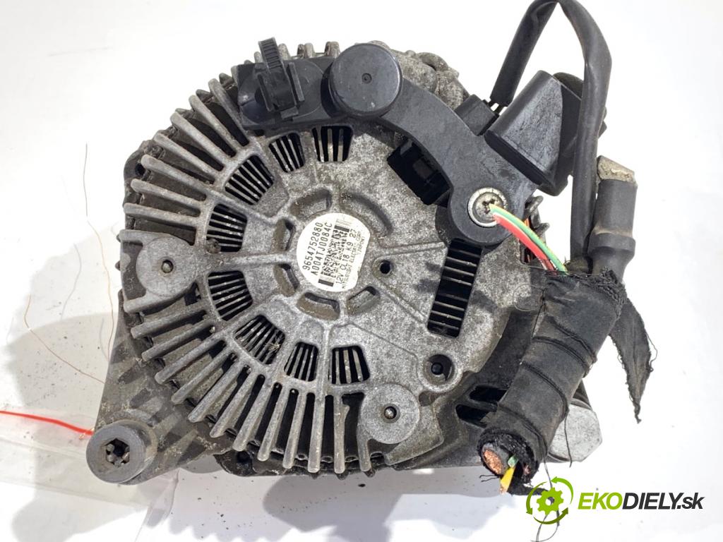 CITROEN C4 PICASSO I nadwozie wielkoprzestrzenne (MPV) 2010 100 kW 2.0 HDi 138 1997 Alternátor 9654752880 (Alternátor)