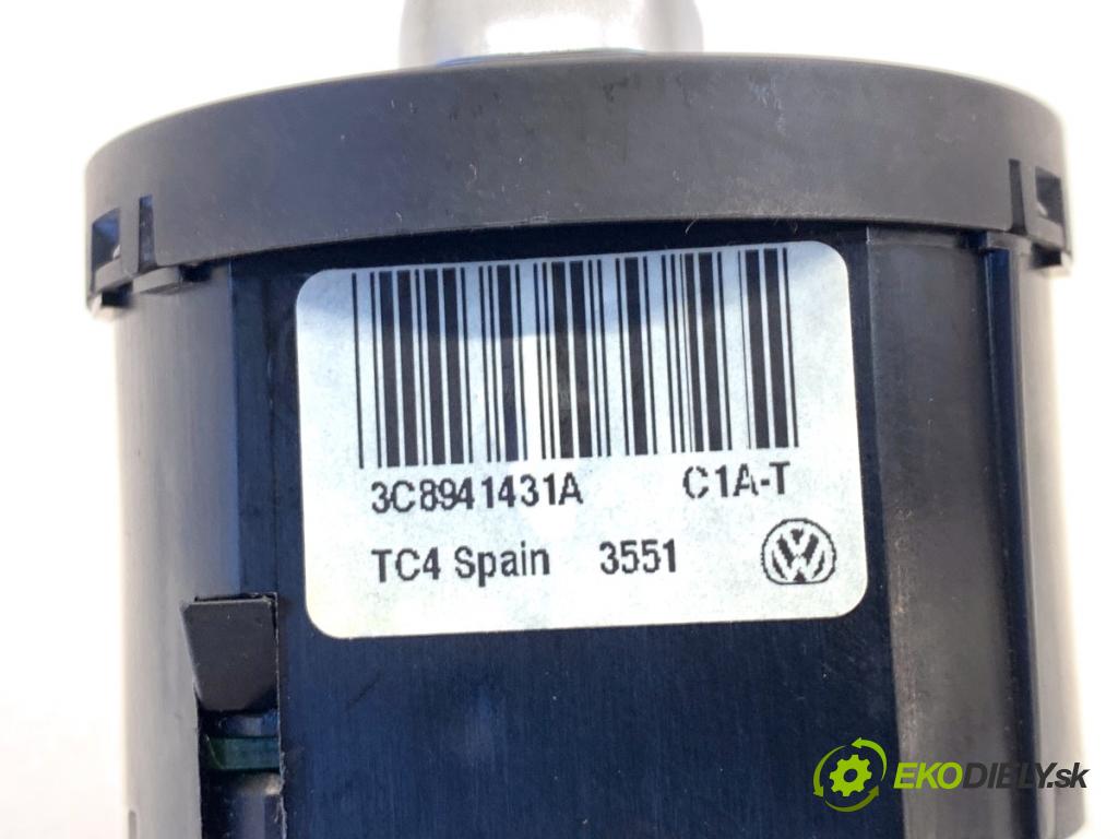 VW PASSAT B7 Kombi 2012 100 kW 2.0 TDI 1968 spínač světel 3C8941431A