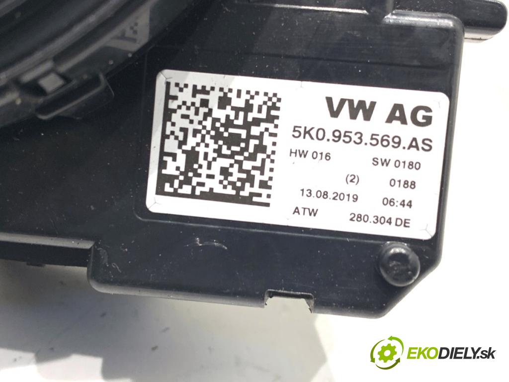 VW PASSAT B7 Kombi 2012 100 kW 2.0 TDI 1968 Krúžok, slimák airbag 5K0953569AS (Airbag)