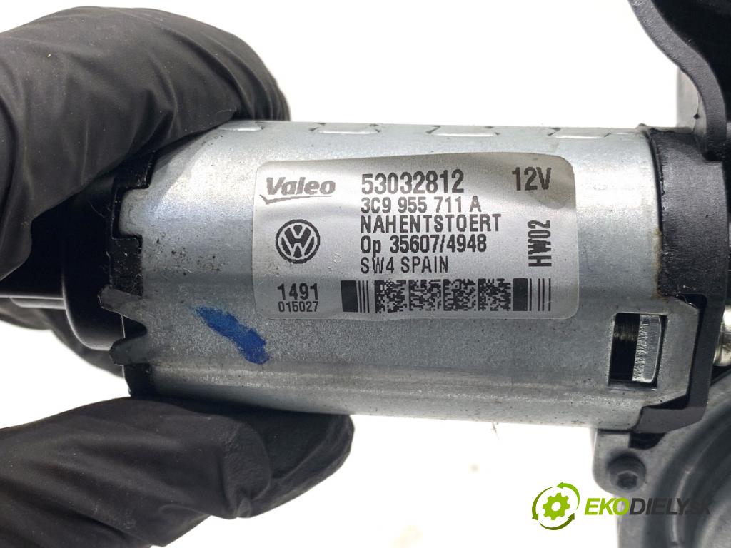 VW PASSAT B7 Kombi 2012 100 kW 2.0 TDI 1968 Motor stieračov zad 3C9955711A