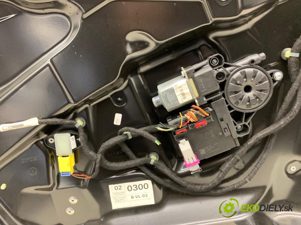 VW PASSAT B7 Kombi 2012 100 kW 2.0 TDI 1968 mechanismus okna levý přední část 3AA837755