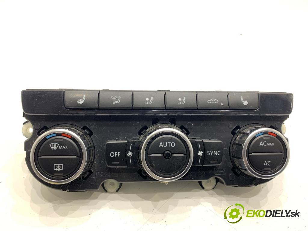 VW PASSAT B7 Kombi 2012 100 kW 2.0 TDI 1968 Panel ovládania kúrenia 3AA907044C (Prepínacie páčky pod volantom)