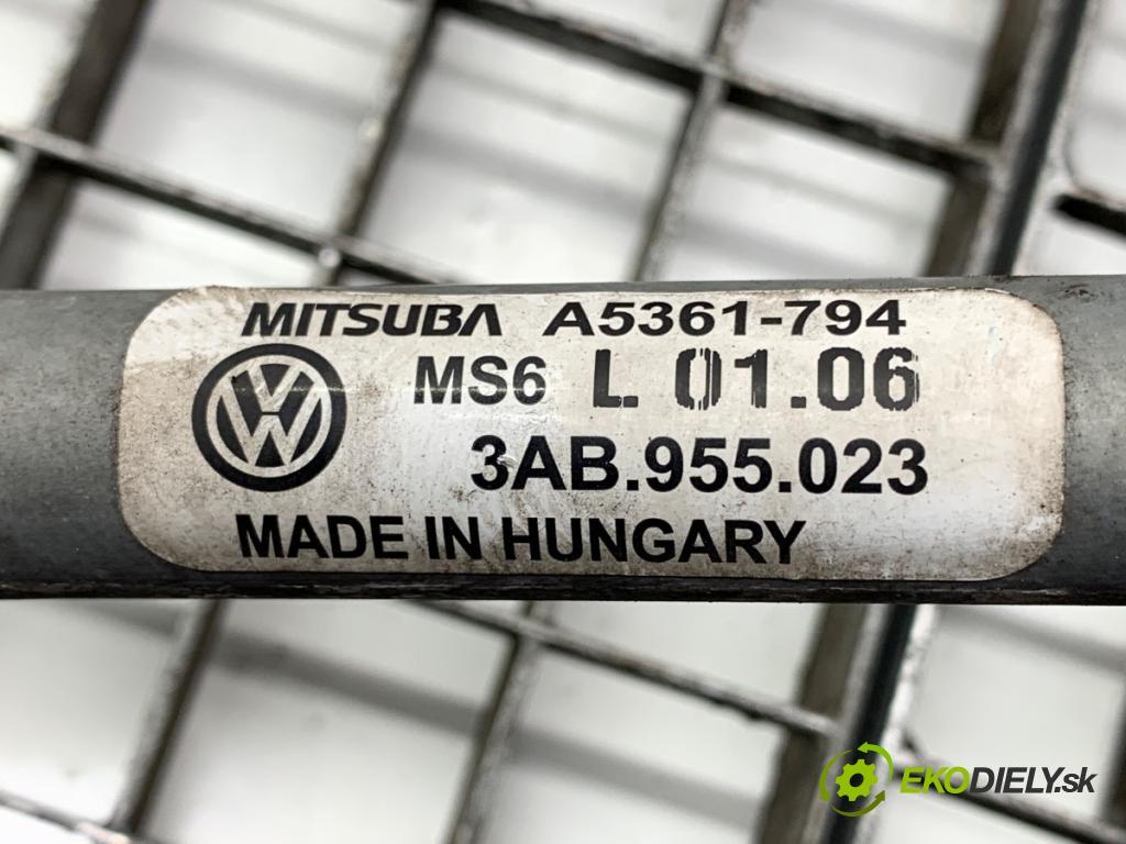 VW PASSAT B7 Kombi 2012 100 kW 2.0 TDI 1968 Mechanizmus stieračov predný 3AB955023 3AB955419 (Motorček stieračov predný)