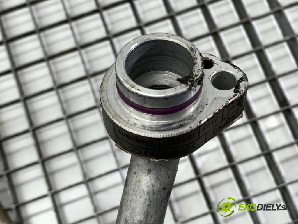 VW PASSAT B7 Kombi 2012 100 kW 2.0 TDI 1968 rúrka klimatizácie 3C0820743CC (Rúrka klimatizácie)