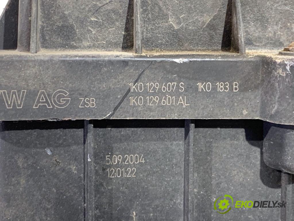 VW GOLF V liftback 2003 103 kW 2.0 TDI 1968 Obal filtra vzduchu 1K0129607S (Obal vzduchového filtra)