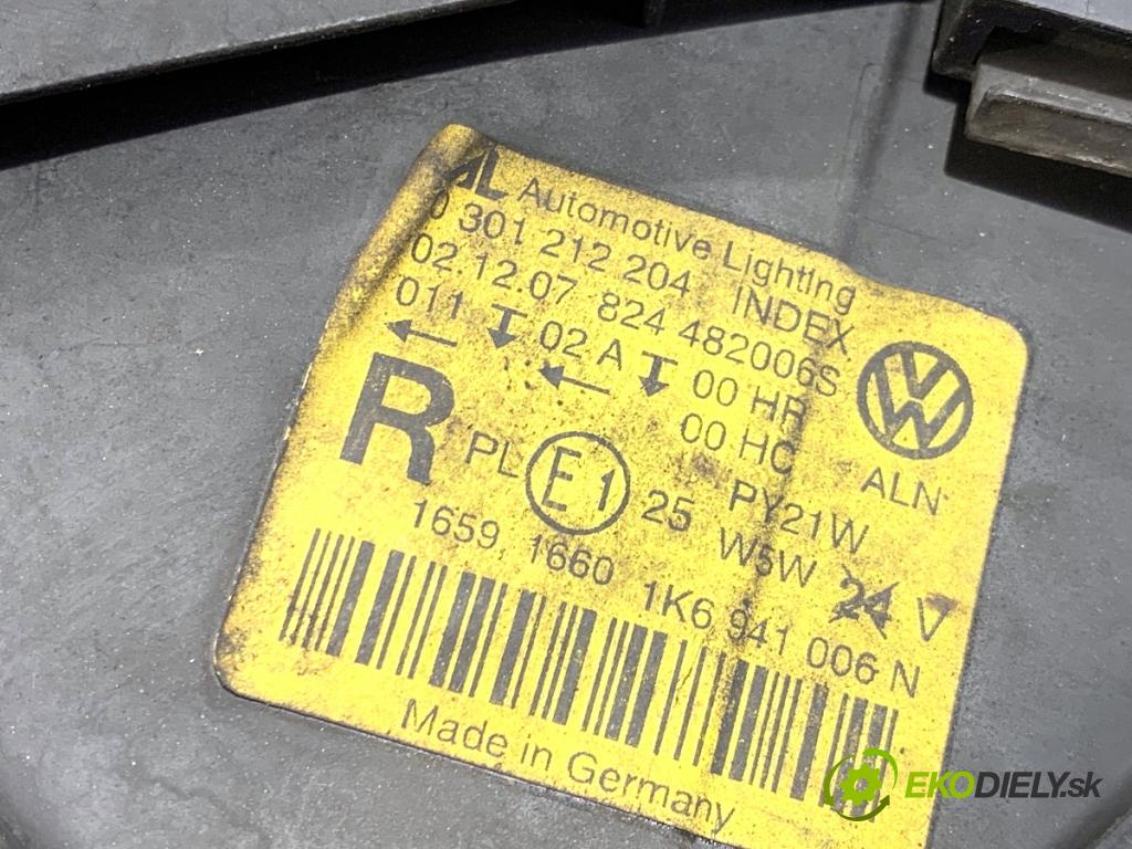 VW GOLF V liftback 2003 103 kW 2.0 TDI 1968 Svetlomet pravy predný 1K6941006N