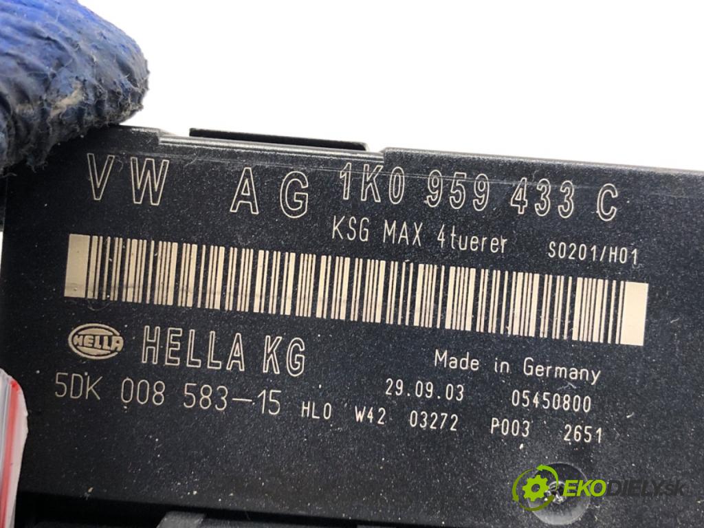 VW GOLF V liftback 2003 103 kW 2.0 TDI 1968 Modul komfortu 1K0959433C (Modul komfortu)