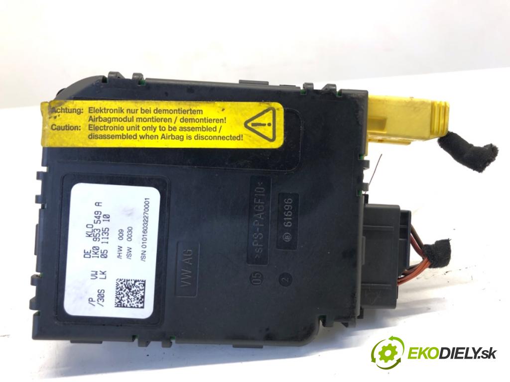 VW GOLF V liftback 2003 103 kW 2.0 TDI 1968 snímač ÚHEL: otáčky 1K0953549A