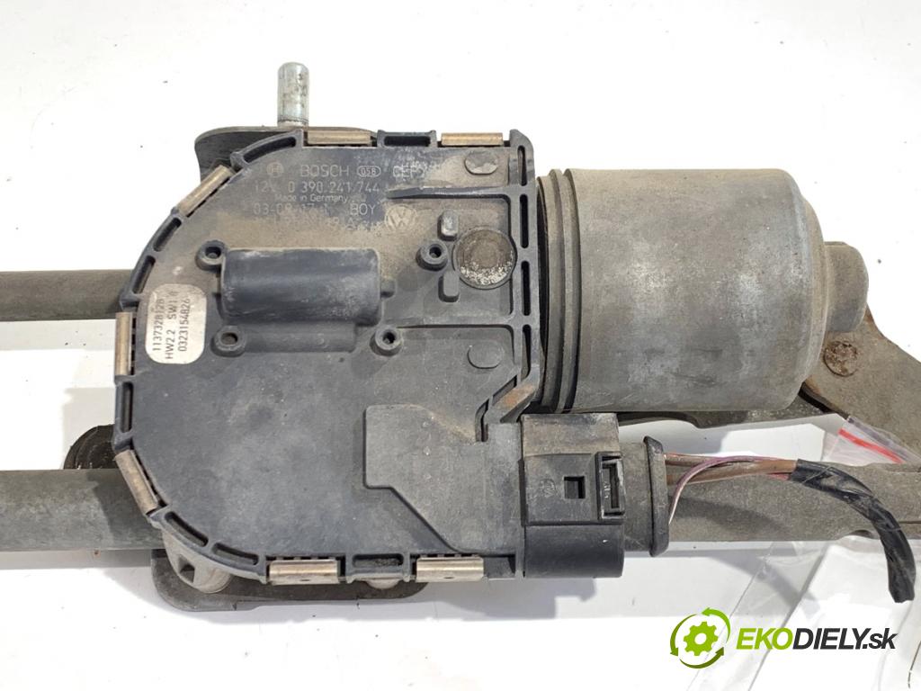 VW GOLF V liftback 2003 103 kW 2.0 TDI 1968 Mechanizmus stieračov predný 1K1955023C (Motorček stieračov predný)