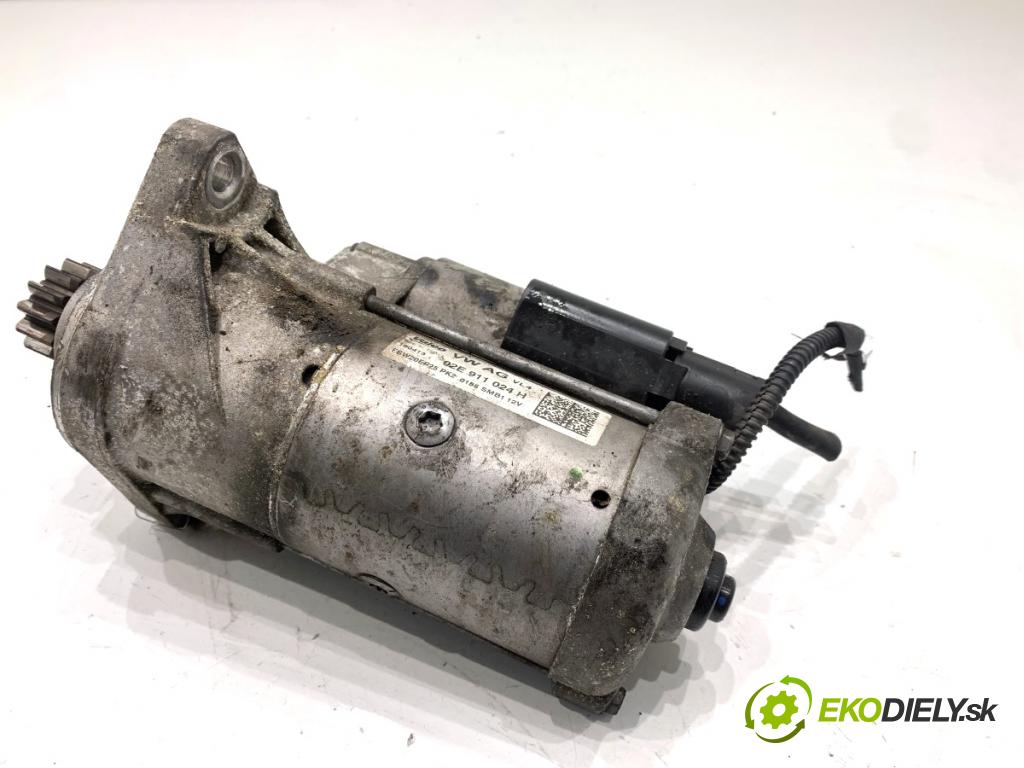 VW SHARAN nadwozie wielkoprzestrzenne (MPV) 2013 130 kW 2.0 TDI 1968 Štartér 02E911024H (Štartér)