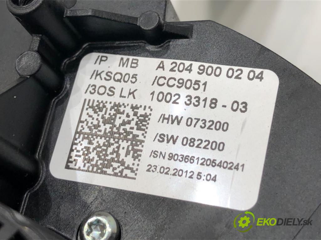 MERCEDES-BENZ X204 SUV 2012 125 kW 220 CDI (204.902) 2143 Prepínač kombinovaný A2049000204 (Prepínacie páčky pod volantom)