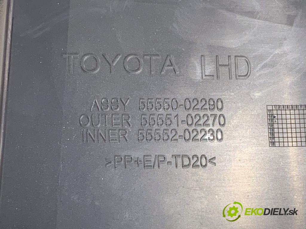 TOYOTA AURIS II liftback 2013 97 kW 1.6 (ZRE181_, ZRE185_) 1598 přihrádka kastlík spolujezdce 55550-02290 (Přihrádka (kastlík))