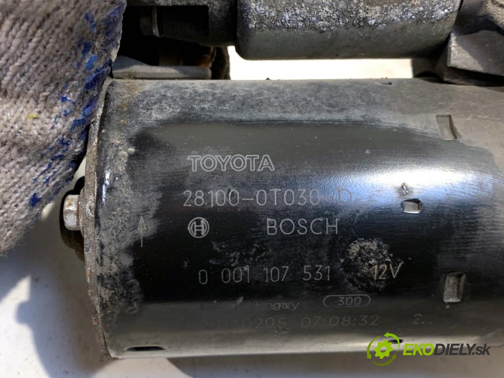 TOYOTA AURIS II liftback 2013 97 kW 1.6 (ZRE181_, ZRE185_) 1598 Štartér 28100-0T030 (Štartér)