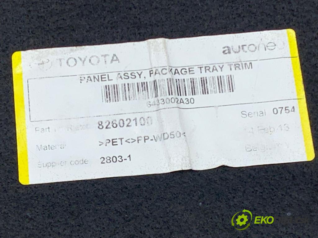 TOYOTA AURIS II liftback 2013 97 kW 1.6 (ZRE181_, ZRE185_) 1598 Pláto zad