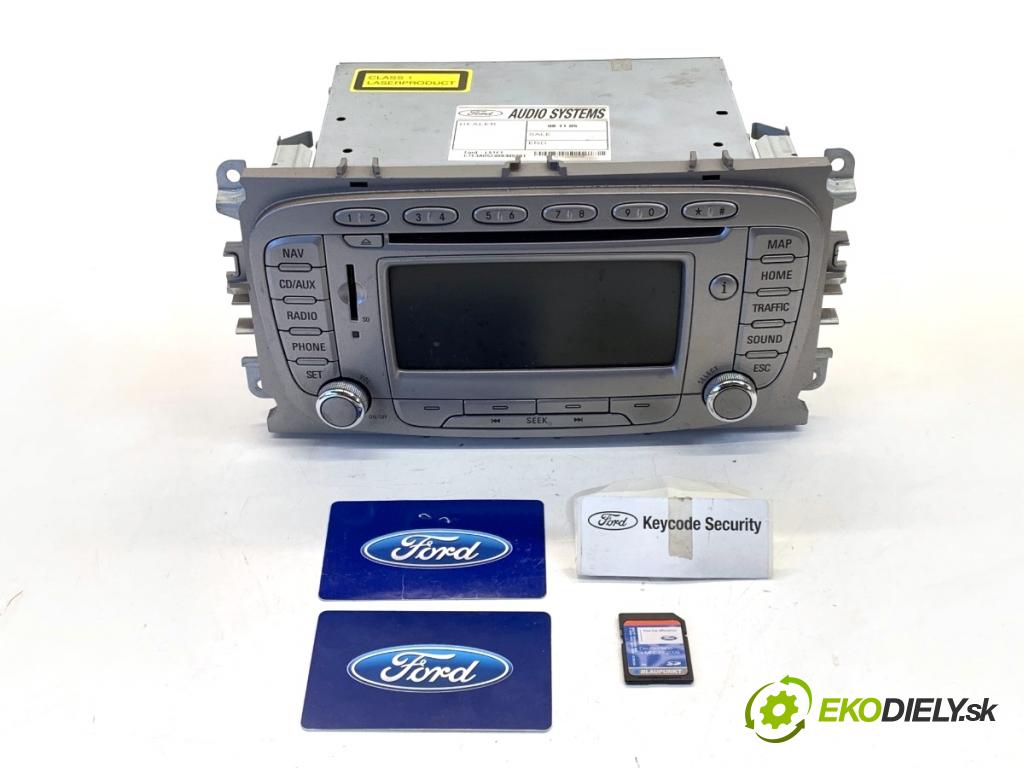 FORD MONDEO MK4 Kombi 2008 103 kW 2.0 TDCi 1997 RADIO 8S7T18K931AD (Audio zařízení)