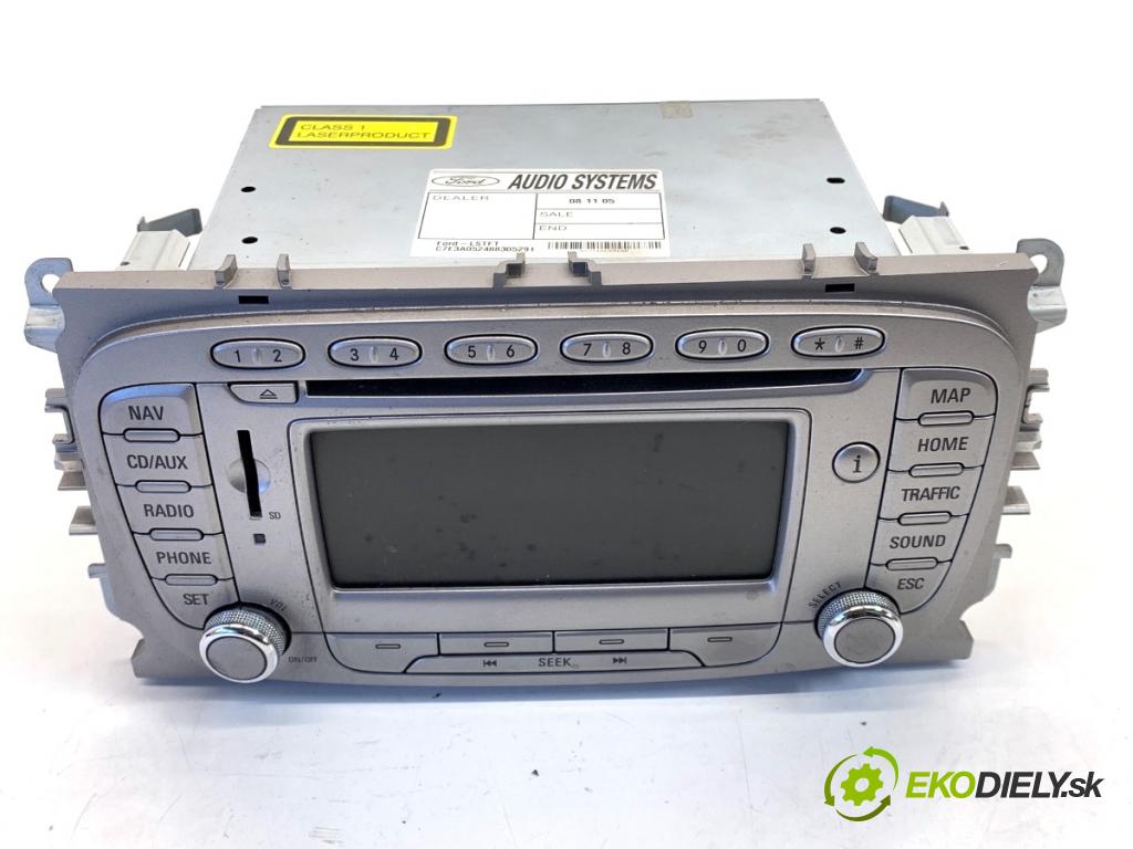 FORD MONDEO MK4 Kombi 2008 103 kW 2.0 TDCi 1997 RADIO 8S7T18K931AD (Audio zařízení)