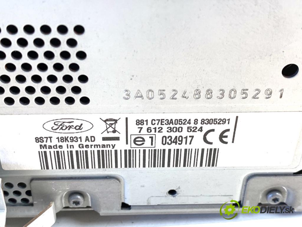 FORD MONDEO MK4 Kombi 2008 103 kW 2.0 TDCi 1997 RADIO 8S7T18K931AD (Audio zařízení)
