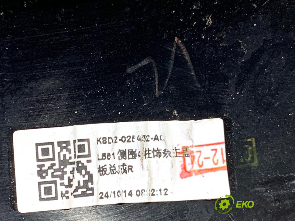 LAND ROVER RANGE ROVER EVOQUE SUV 2025 150 kW 2.0 D200 MHEV 4x4 1997 lišta okna čelní pravá K8D2-025A52-AC