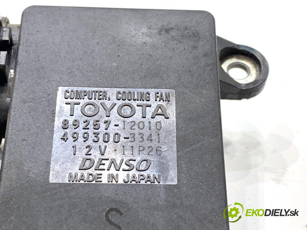 TOYOTA AURIS II liftback 2013 97 kW 1.6 (ZRE181_, ZRE185_) 1598 Modul ventilátora 89257-12010