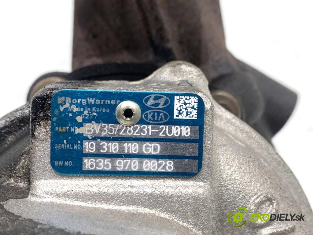 KIA CEED liftback 2020 85 kW 1.6 CRDi 115 1598 Turbodúchadlo,turbo 28231-2U010 (Turbodúchadlo (kompletné))