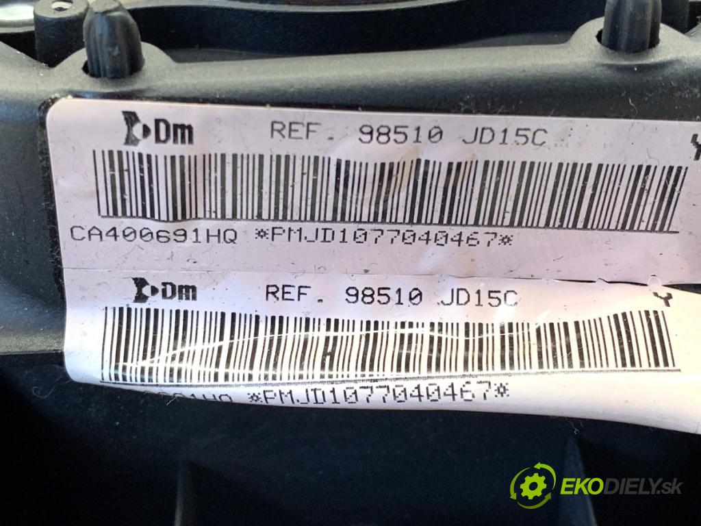 NISSAN QASHQAI J10 SUV 2007 110 kW 2.0 dCi 1995 AirBag volantu 98510-JD15C (Airbag)