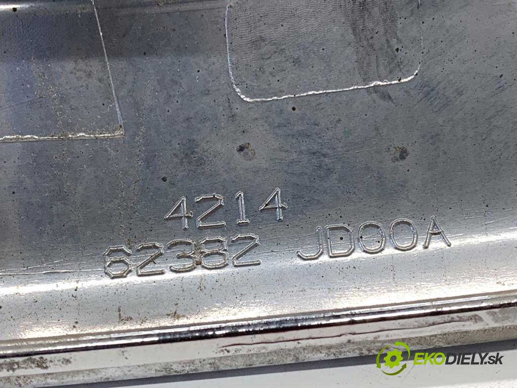 NISSAN QASHQAI J10 SUV 2007 110 kW 2.0 dCi 1995 mřížka maska 62382JD00A (Přední mřížka (maska chladiče))