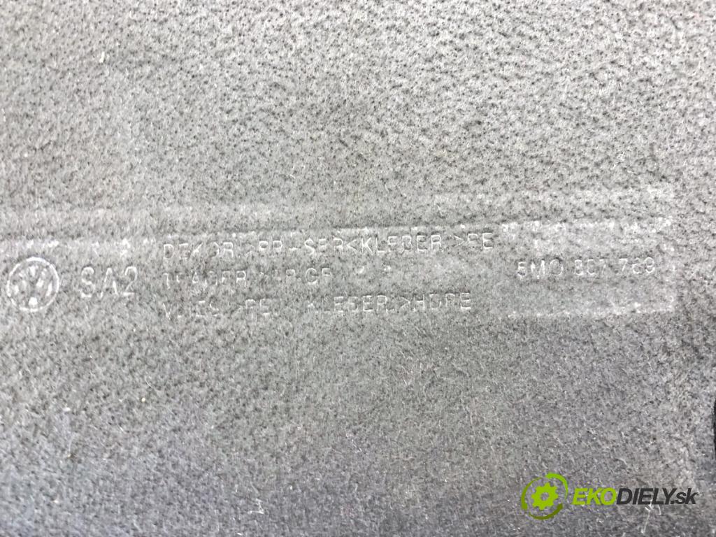 VW GOLF PLUS V liftback 2008 77 kW 1.9 TDI 1896 pláto zadní část