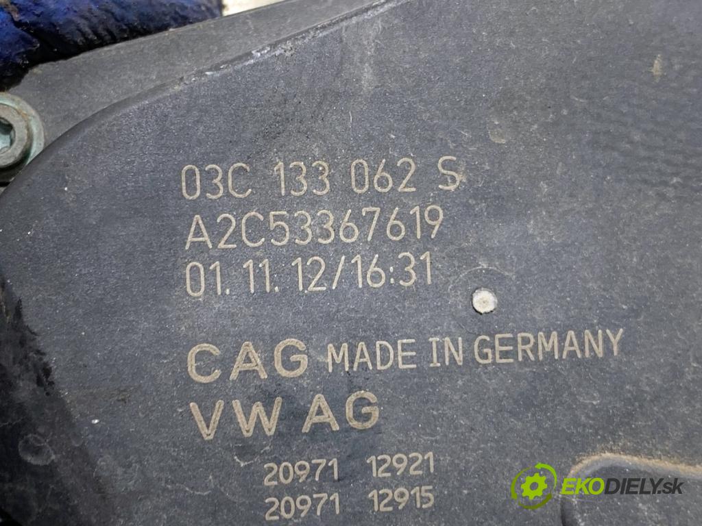 VW GOLF PLUS V liftback 2013 90 kW 1.4 TSI 1390 Škrtiaca klapka 03C133062S (Škrtiaca klapka)