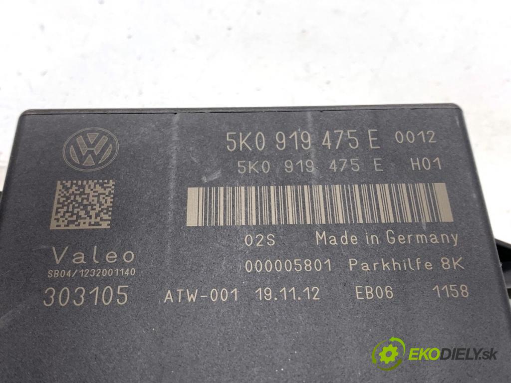 VW GOLF PLUS V liftback 2013 90 kW 1.4 TSI 1390 modul PDC 5K0919475E (Řídící jednotka ostatní)