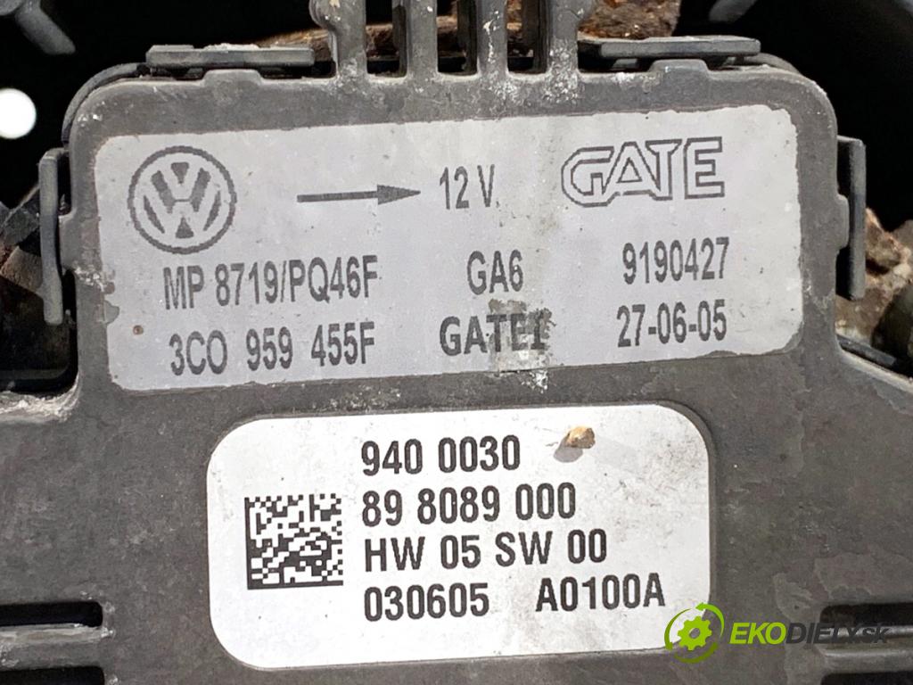 VW PASSAT B6 Kombi 2005 103 kW 2.0 TDI 1968 Ventilátor chladiča 3C0959455F (Ventilátor)