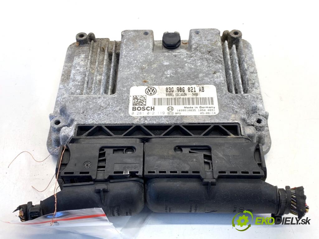 VW PASSAT B6 Kombi 2005 103 kW 2.0 TDI 1968 riadiaca jednotka Motor 03G906021AB (Riadiaca jednotka)