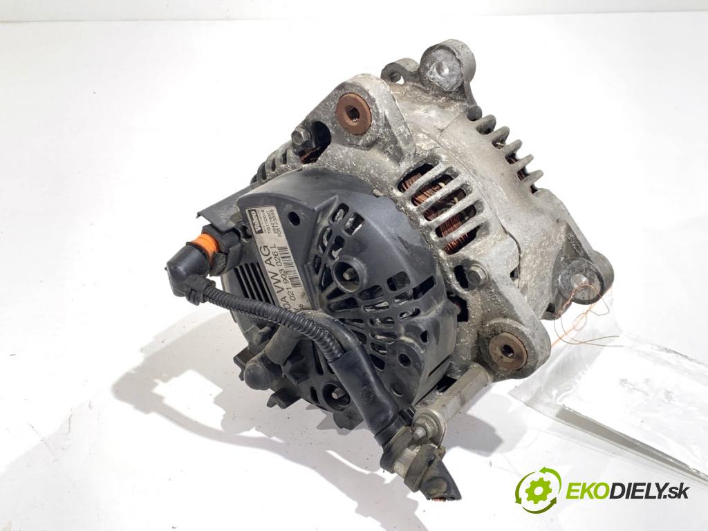 VW PASSAT B6 Kombi 2005 103 kW 2.0 TDI 1968 Alternátor 021903026L (Alternátor)
