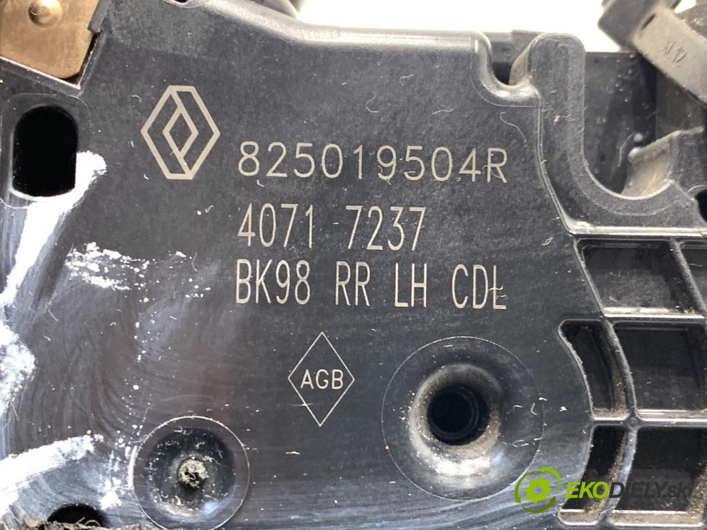 RENAULT CLIO IV liftback 2018 55 kW 1.5 dCi 75 1461 zámok dveře levý zadní část 825019504R