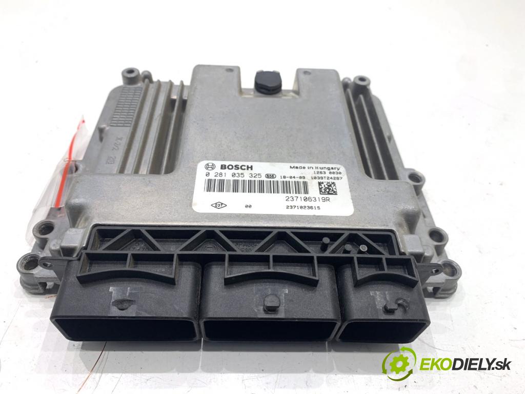 RENAULT CLIO IV liftback 2018 55 kW 1.5 dCi 75 1461 riadiaca jednotka Motor 237106319R 0281035325 (Riadiaca jednotka)